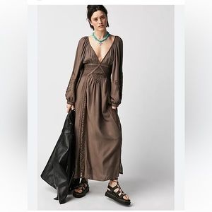 Free People Southwest Lace Maxi Dress XS